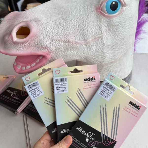 Спицы Addi CraSy Trio Unicorn Lace Long, 180-2