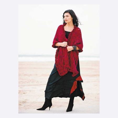 Книга Вязание в тренде. Модные шали, шарфы и палантины. Спицы.