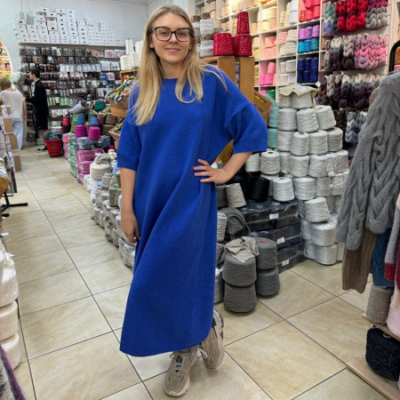 Описание вязания #Тронутое_платье