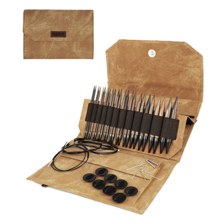 Набор спиц 12 см 12 пар LYKKE Driftwood Umber