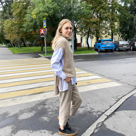 Описание вязания #Жилет_Краденный Описание вязания #Жилет_Краденный