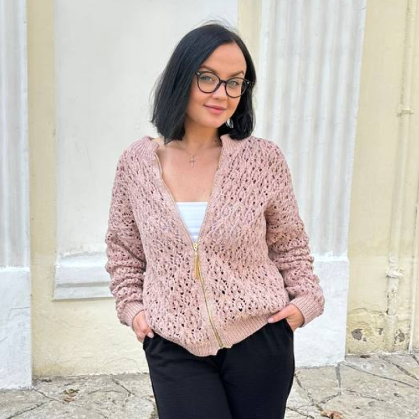 Описание вязания #Упругий_карди