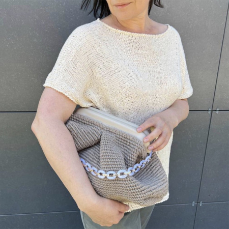 Описание вязания #Футболка_Клин