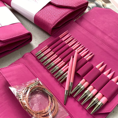 Набор спиц 12 см 12 пар Lykke Blush Fuchsia Набор спиц 12 см 12 пар Lykke Blush Fuchsia