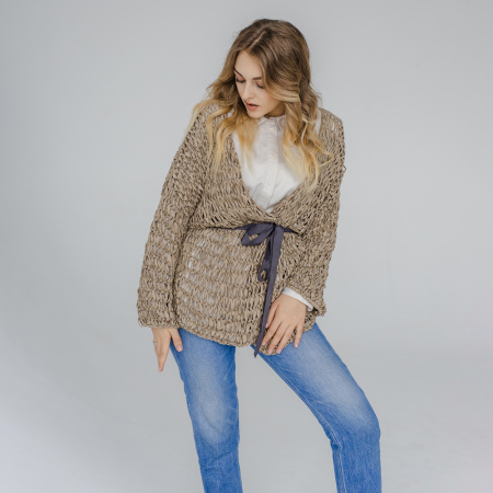 Описание вязания #Жакет_Апачи