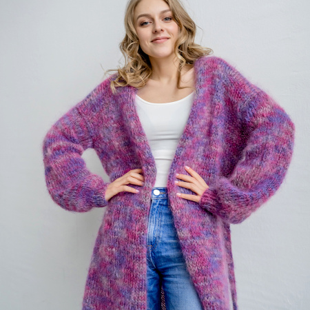 Описание вязания #Воздушный_Халат