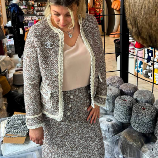 ПРЕДЗАКАЗ! Описание вязания  #Юбка_Chanel_КЛАССИКА