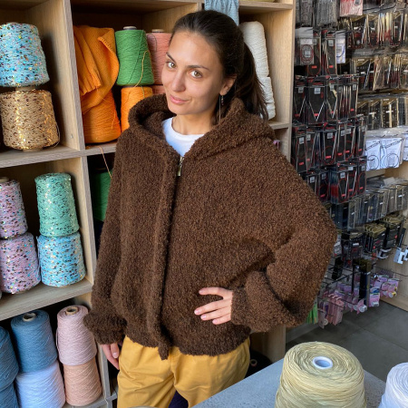 Описание вязания #Бомбер_Тедди