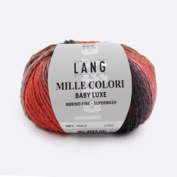 Пряжа Lang Yarns Mille Colori Baby Luxe (981.0062, Кольца Юпитера)