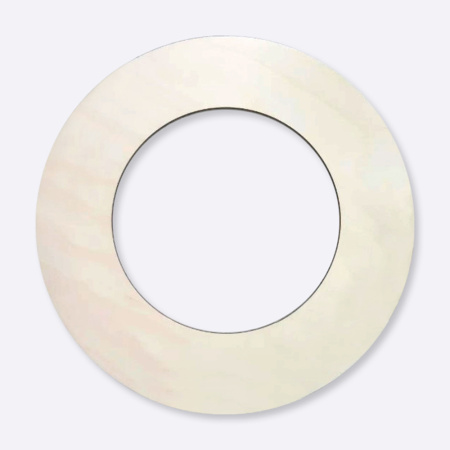 Кольцо из фанеры (30x6 см, Для венка)
