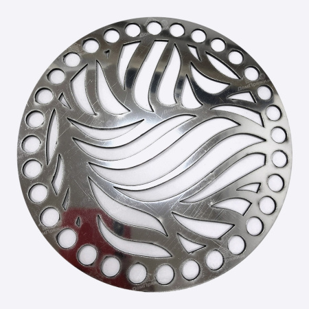 Боковина для сумки "Серебряные листья" 