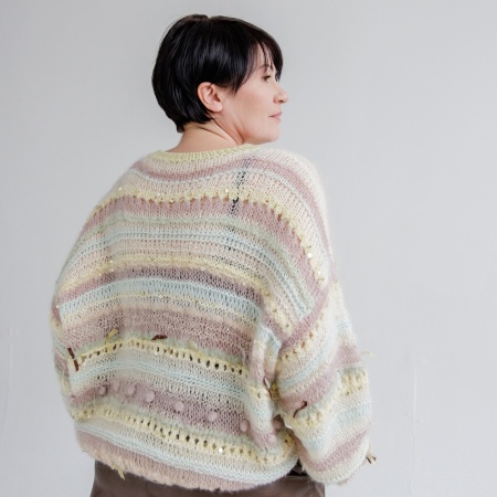 Описание вязания #Джемпер_из_коробочки