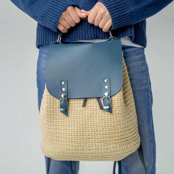 Описание вязания #Рюкзак_Европейский 2 вида узора!