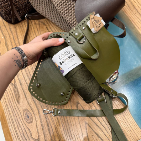 Набор для рюкзака из натуральной кожи