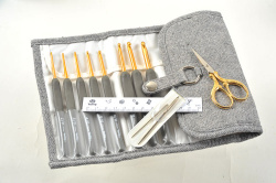 Набор крючков для вязания с ручкой Etimo Tulip арт. TEG-002