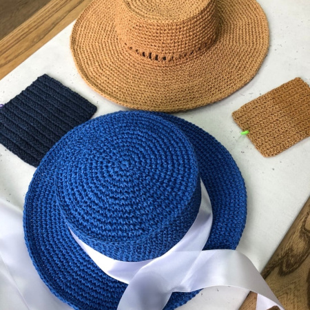 Описание вязания #Шляпа_Канотье