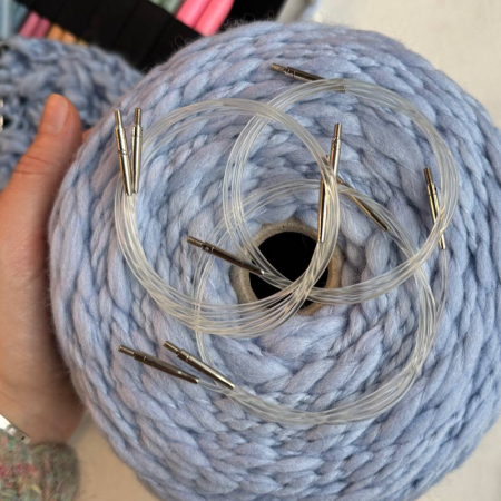 Набор спиц 12 см 12 пар LYKKE COLOUR Black