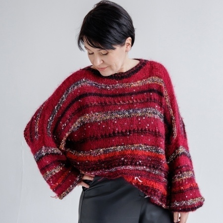 Описание вязания #Джемпер_из_коробочки