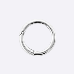 Карабин-кольцо 25 мм (Серебро)