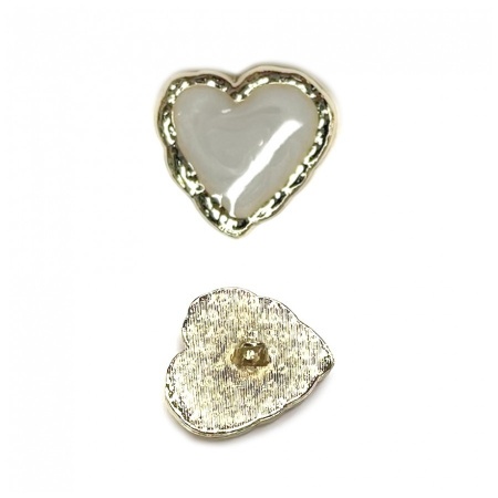 Пуговица CHANEL SS Сердце 23 мм