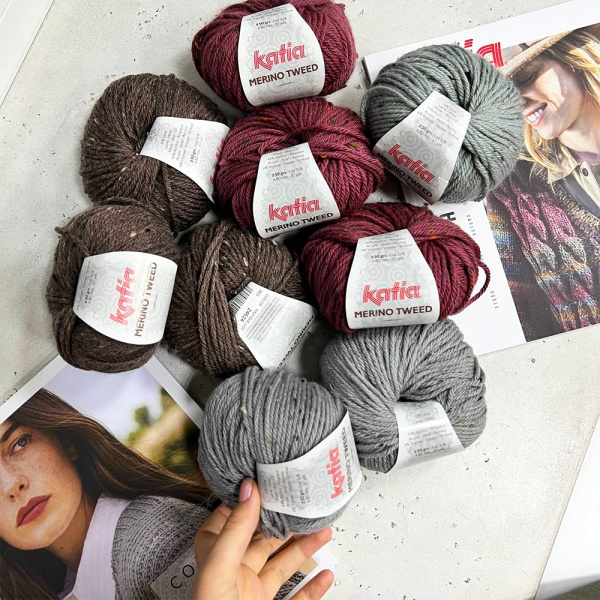 Пряжа Katia Merino Tweed