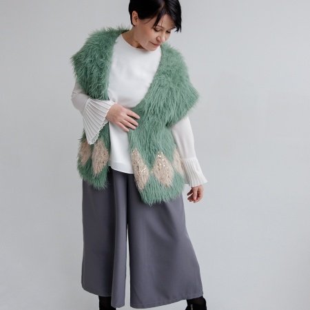 Описание вязания #Жилет_Падла_Интарсия