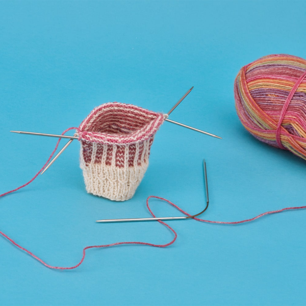 Спицы чулочные гибкие 21 см Addi CraSy Trio Short ,160-2