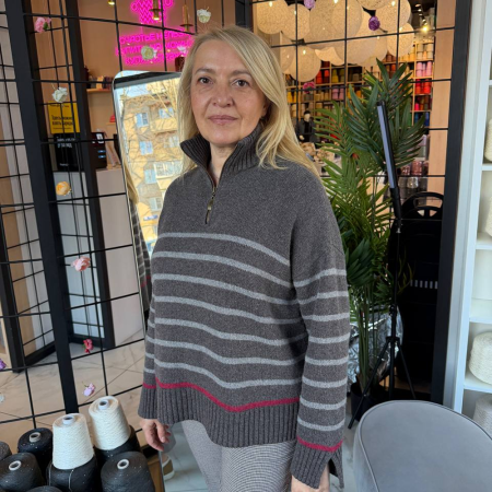 Вязальный стрим. Бетонобаза на молнии из каш30