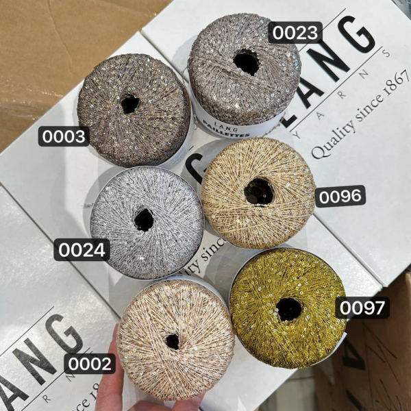 Пряжа Lang Paillettes пайетки