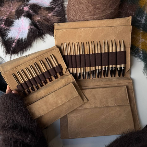 Набор спиц 12 см 12 пар LYKKE Natural Tan Denim