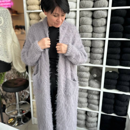 Описание вязания #Кардиган_Падла_Макси