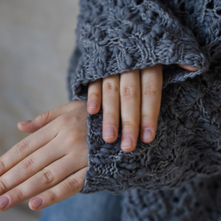 Описание вязания #Джемпер_Киш_Миш