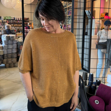 Описание вязания  #Туника_хвост_русалки