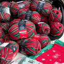 Пряжа Lana Grossa 4-х нитка LUREX Meilenweit 100 Merino Christmas