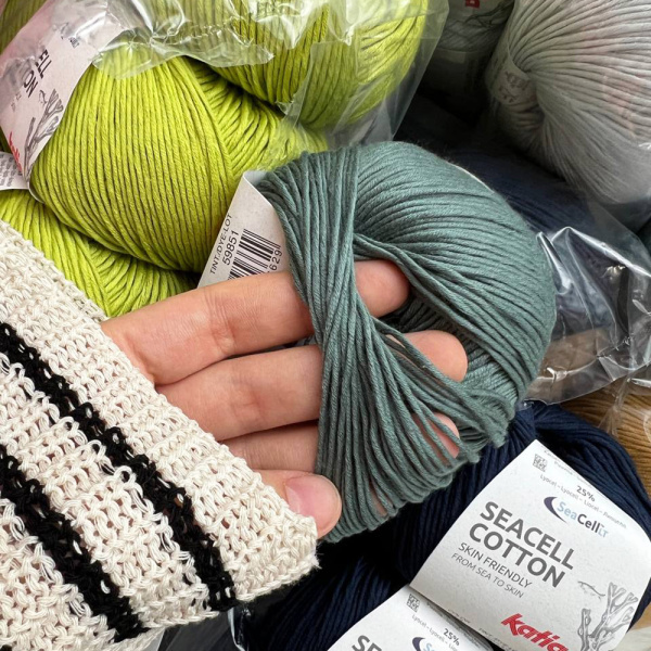 Пряжа Katia Seacell-Cotton