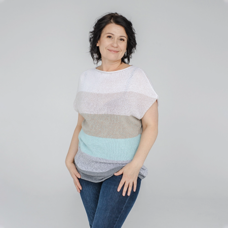 Описание вязания #Футболка_Кекс