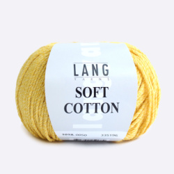 Пряжа Lang Yarns Soft Cotton (1018.0050, Желтый)