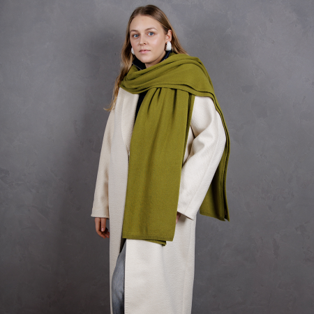 Кашемировый палантин by WoolDom, Лемонграсс