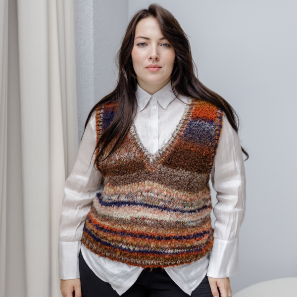 Описание вязания #Жилет_Каменда