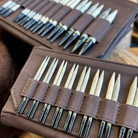 Набор спиц 12 см 12 пар LYKKE Driftwood Cacao