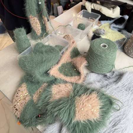 Доступ. Вязальный стрим Жилет Падла Интарсия