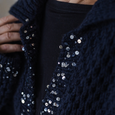 Описание вязания #Бомбер_сетка_Кучинелли