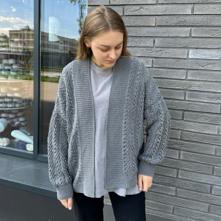 Описание вязания #Кардиган_Беладонна