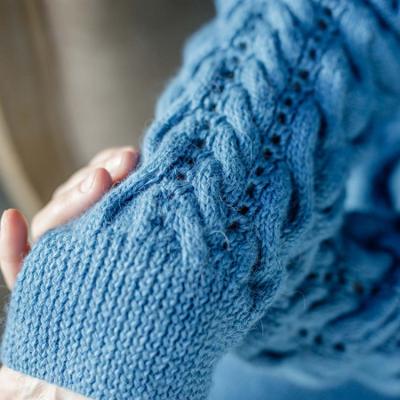 Описание вязания #Богатый_Джемпер