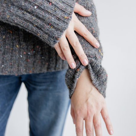 Описание вязания #Свитер_швами_наружу