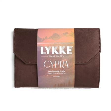 Набор съемных медных спиц 12 на 12 пар Cypra Brown Lykke