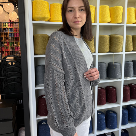 Описание вязания #Кардиган_Беладонна