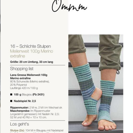 Журнал Lana Grossa: Meilenweit N.07, Носочный тренд, AW 2022/23