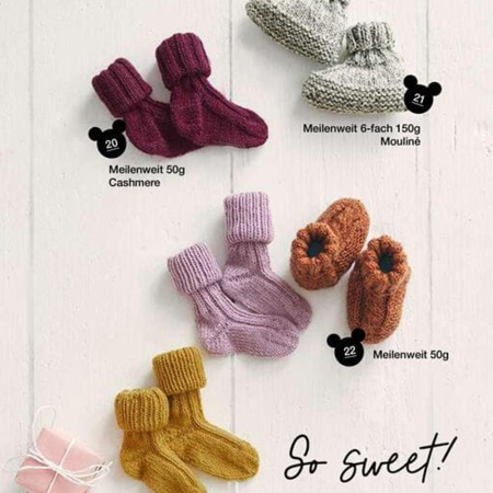 Журнал Lana Grossa: Meilenweit N.07, Носочный тренд, AW 2022/23