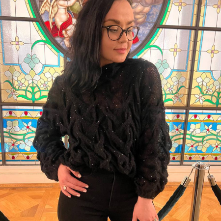 Описание вязания #Свитер_Шарлотка